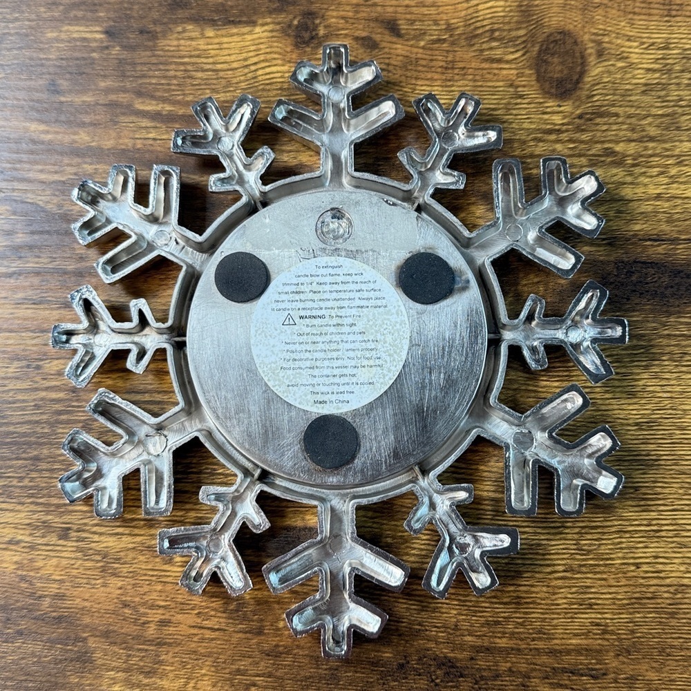 Silver Snowflake Coaster - Picture 4 of 4